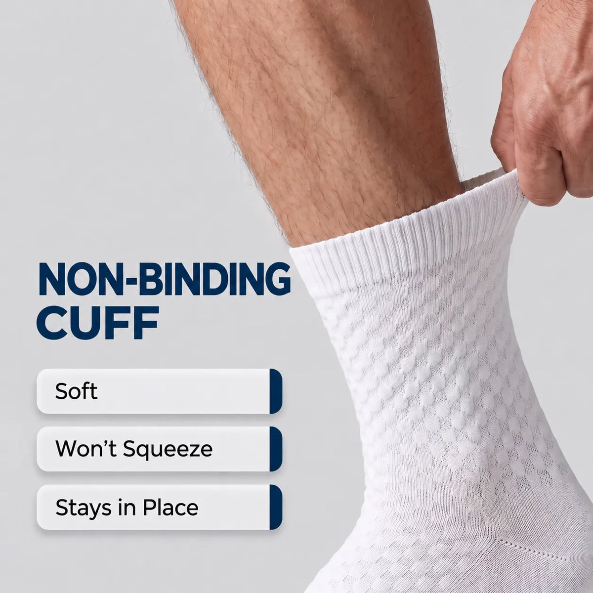Alessio Premium Bamboo Crew Socks
