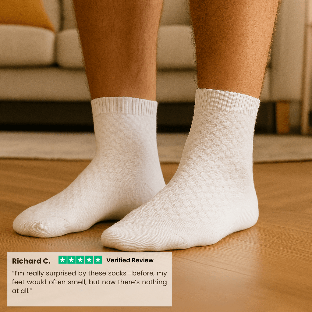 Alessio Mid-Calf Premium Bamboo Socks – Durable & Odor-Resistant