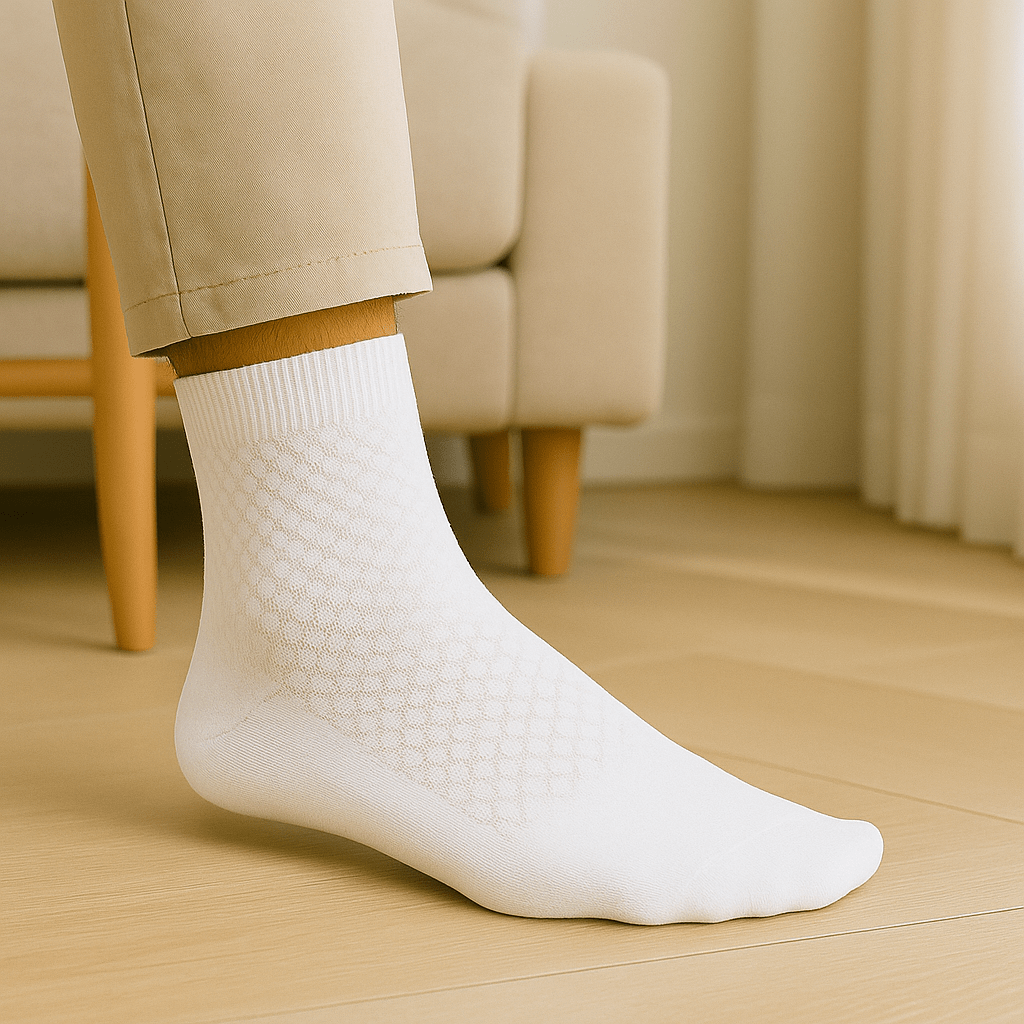 Alessio Mid-Calf Premium Bamboo Socks – Durable & Odor-Resistant
