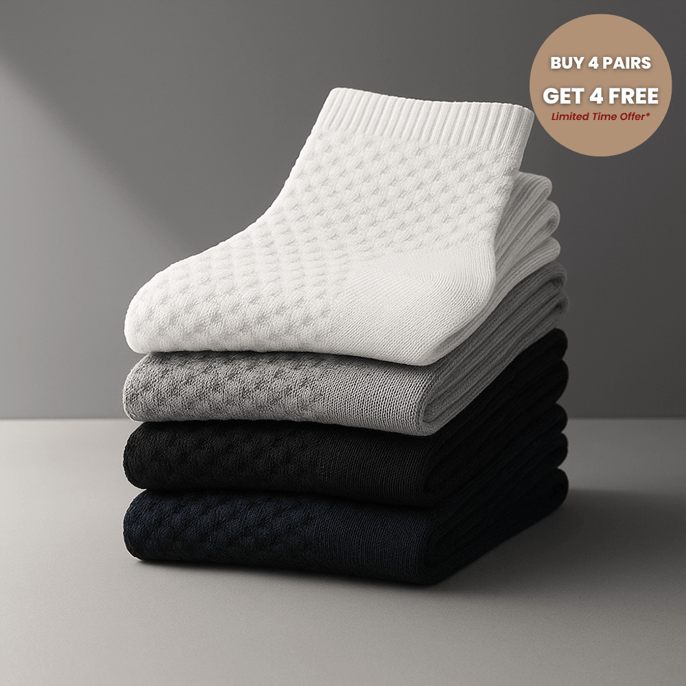 Alessio Low-Cut Premium Bamboo Socks – Durable & Odor-Resistant
