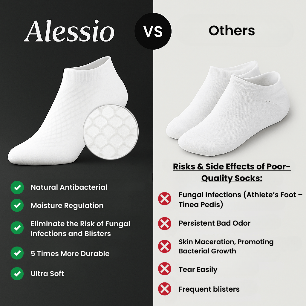 Alessio Low-Cut Premium Bamboo Socks – Durable & Odor-Resistant